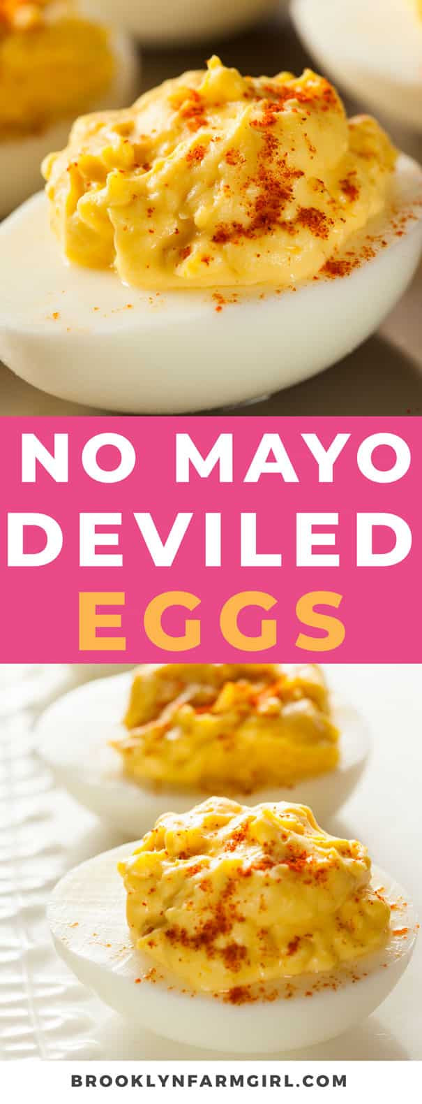 Deviled Eggs Recipe No Mayo
 No Mayo Deviled Eggs Recipe
