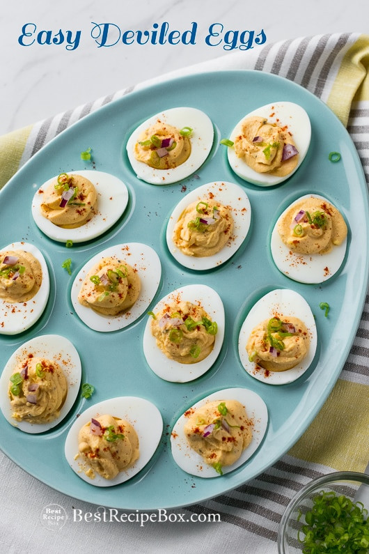 Deviled Eggs Recipe Simple
 Easy Deviled Eggs Recipe LOW CARB and the BEST