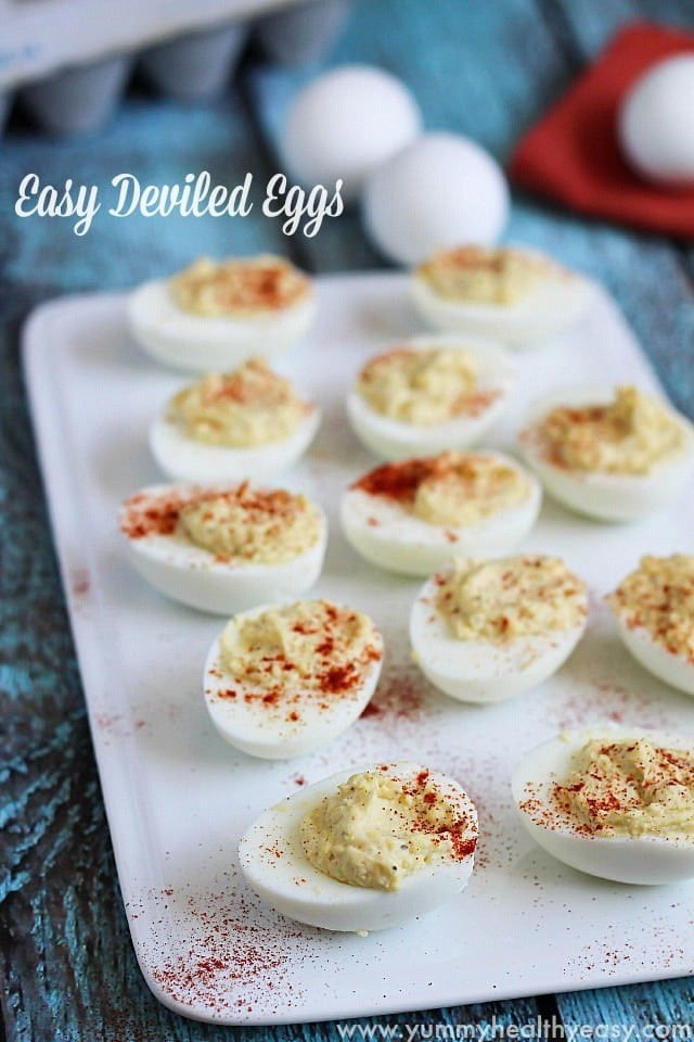 Deviled Eggs Recipe Simple
 Easy Deviled Eggs Yummy Healthy Easy