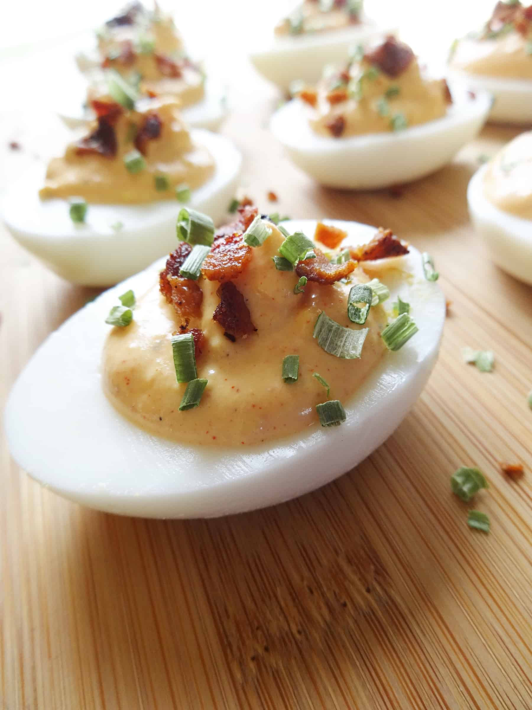 Deviled Eggs Recipe With Bacon
 Southern Deviled Eggs Recipe with Bacon Savory With Soul