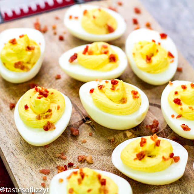 Deviled Eggs Recipe With Bacon
 Deviled Eggs with Bacon Recipe How to Easily Peel Eggs