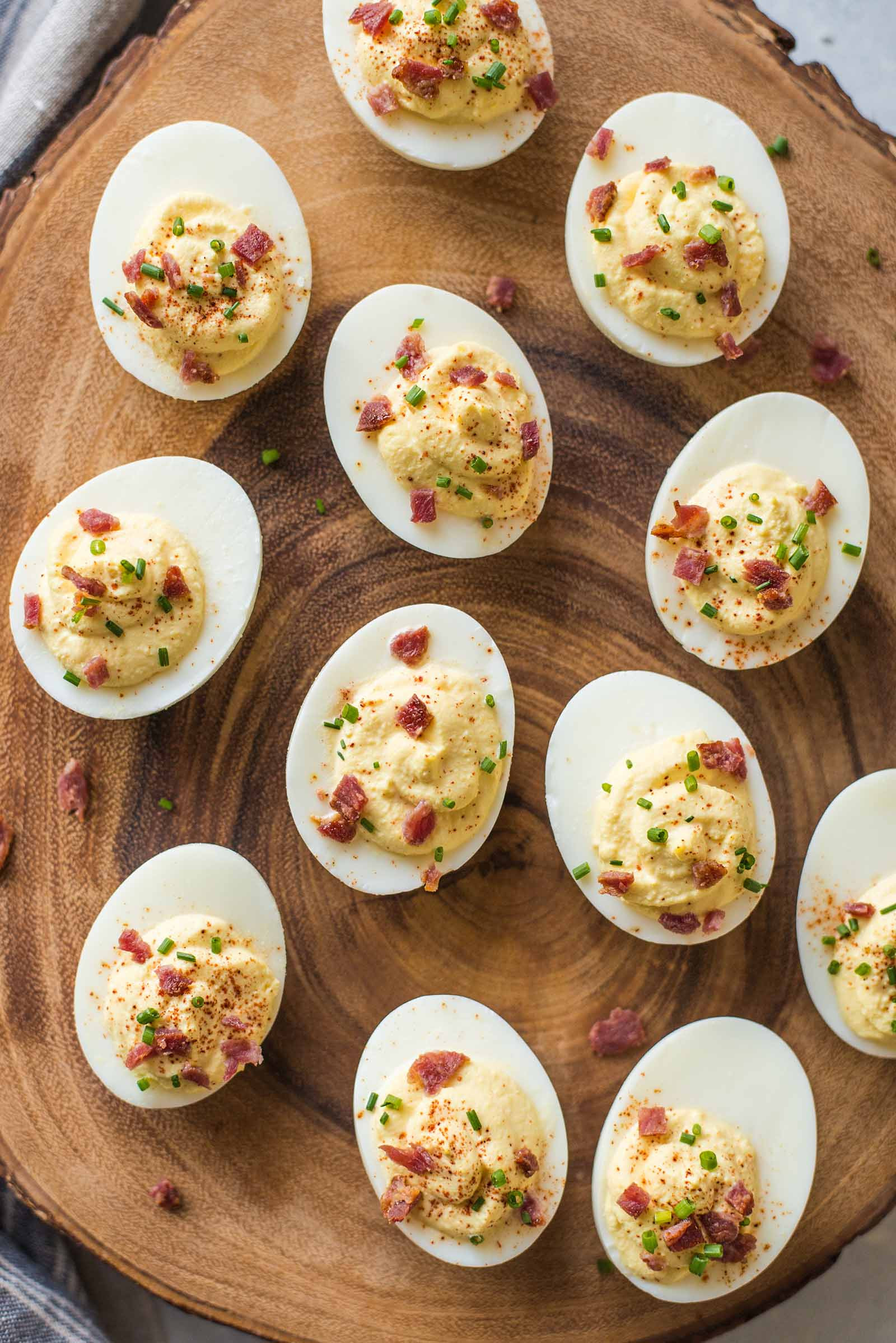Deviled Eggs Recipe With Bacon
 Sour Cream and Bacon Deviled Eggs Recipe