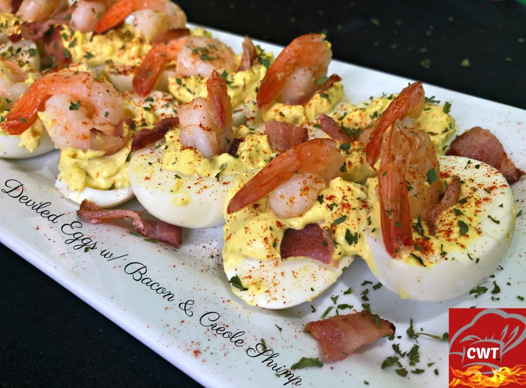 Deviled Eggs Recipe With Bacon
 Deviled Eggs Bacon Shrimp Cooking With Tammy Recipes