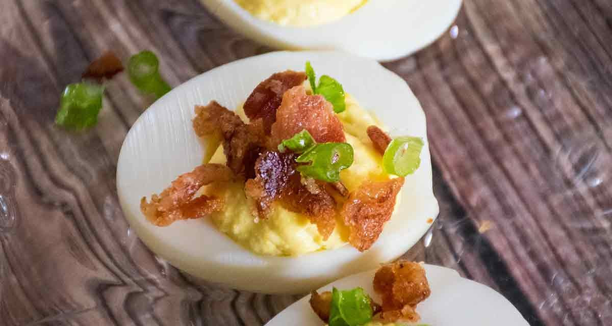 Deviled Eggs With Pickle Relish
 Bacon Deviled Eggs with Sweet Pickle Relish Honeybunch Hunts