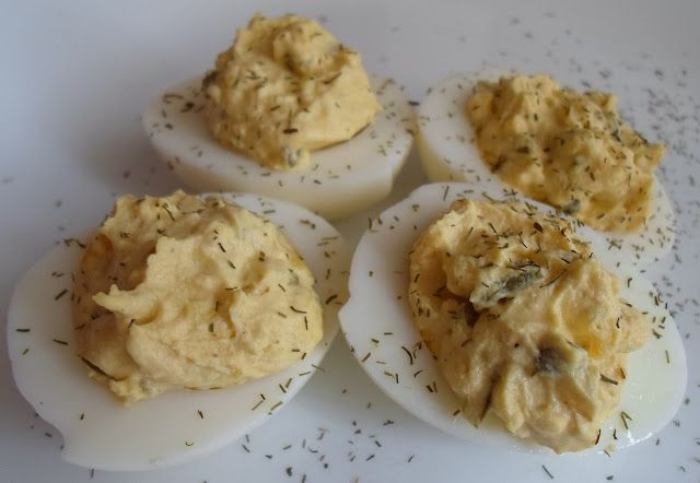 Deviled Eggs With Pickle Relish
 Dill Pickle Relish Deviled Eggs in 2020