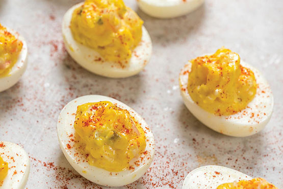 Deviled Eggs With Pickle Relish
 Deviled Eggs with Shrimp and Pickle Relish singlerecipe