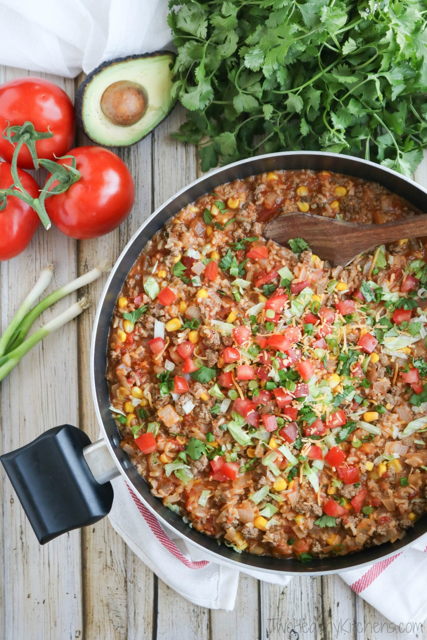 Dinner For One Recipes
 e Pot Mexican Rice Skillet Dinner Two Healthy Kitchens