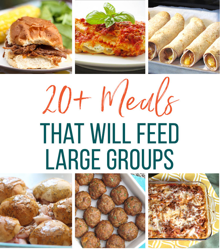 Dinner Ideas For A Crowd
 Easy Meal Ideas for Groups of People