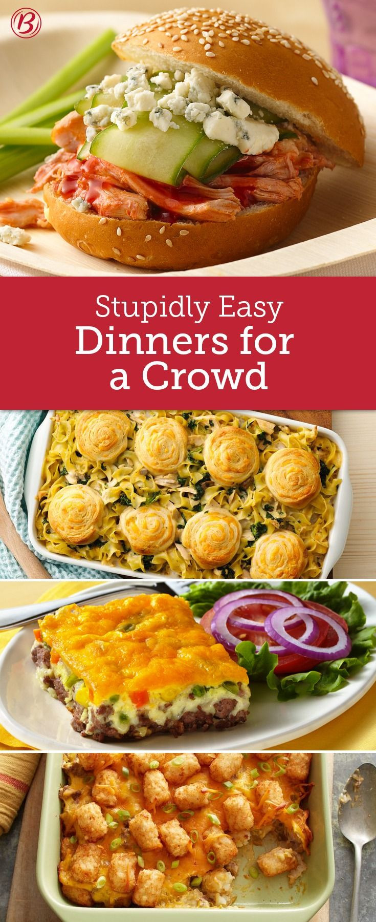Dinner Ideas For A Crowd
 Easy Crowd Size Dinners