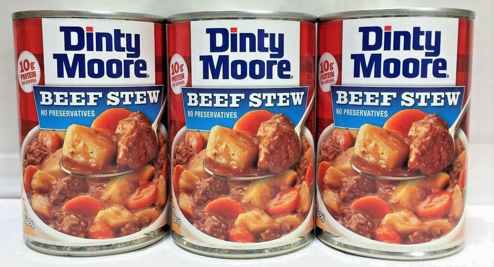 Dinty Moore Beef Stew
 Hormel Dinty Beef Stew 15 oz 3 Cans