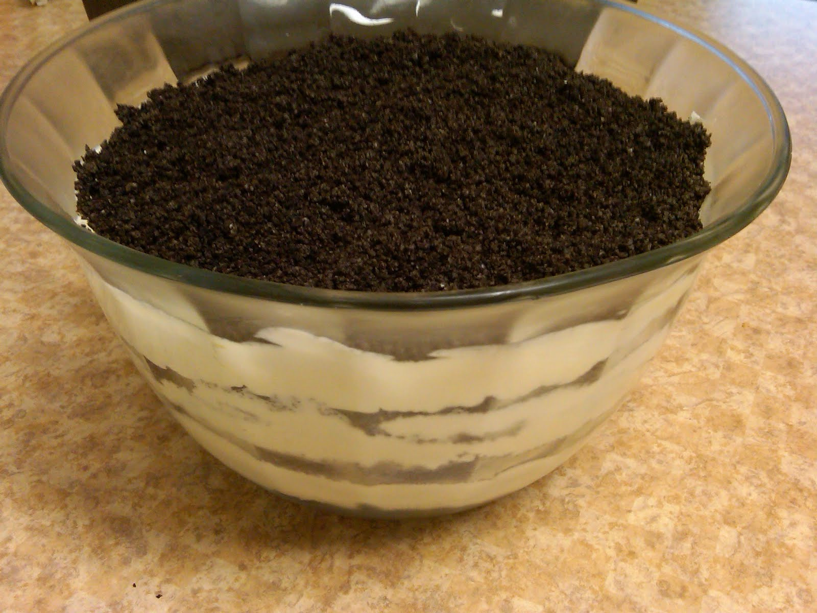 Dirt Pudding Dessert
 THE SERENDIPITY BISTRO Oreo "Dirt" Pudding