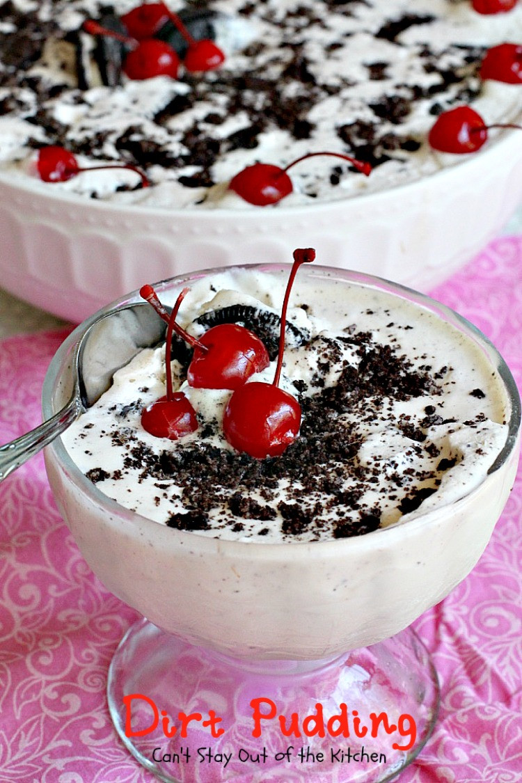 Dirt Pudding Dessert
 Dirt Pudding Can t Stay Out of the Kitchen