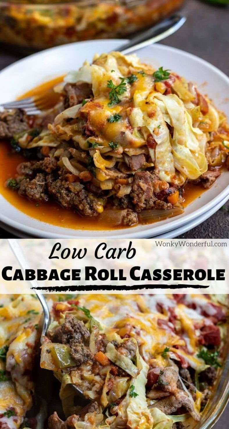 Does Cabbage Have Fiber
 LOW CARB CABBAGE ROLL CASSEROLE WonkyWonderful
