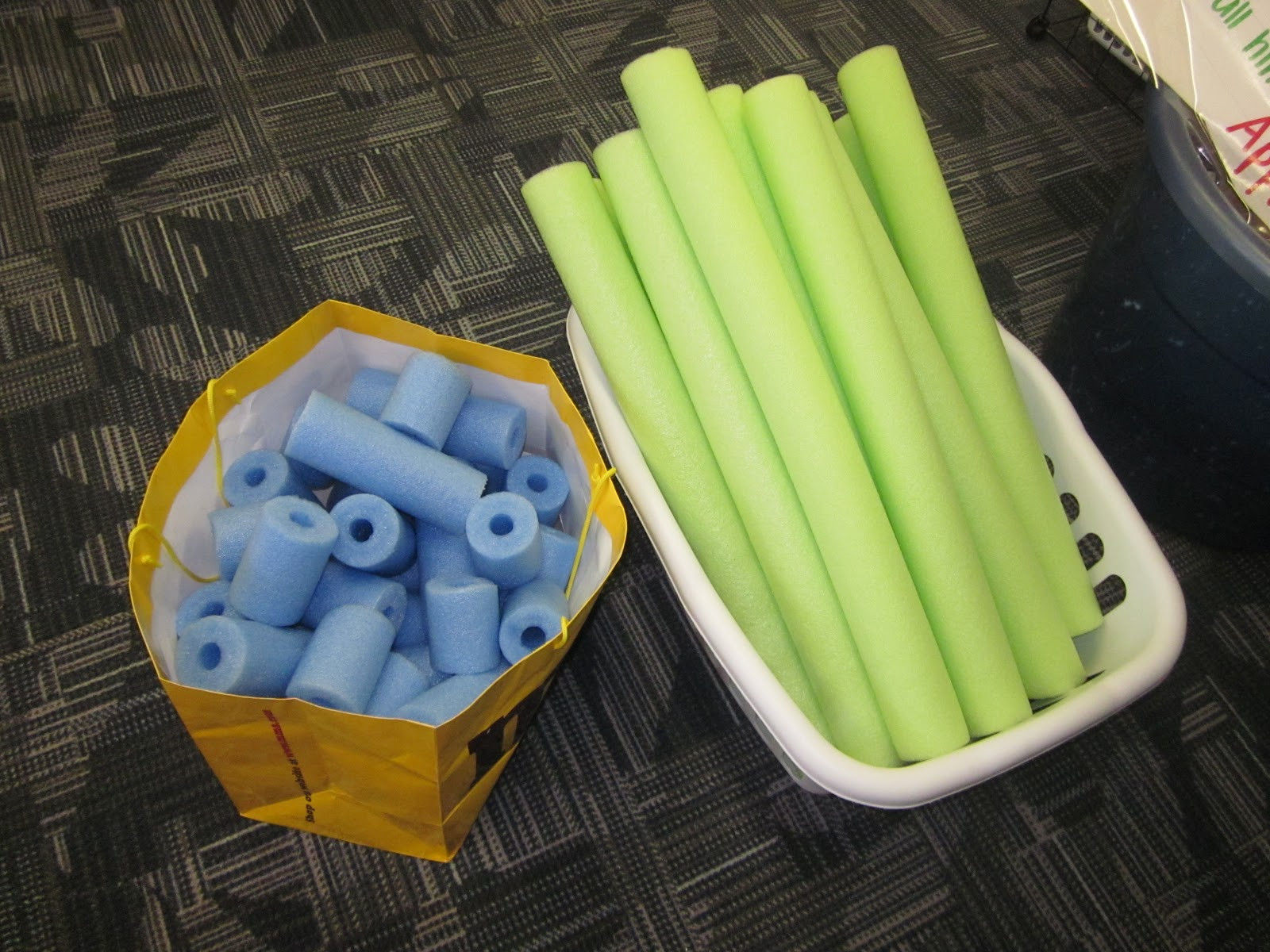 Dollar Tree Pool Noodles
 First Grade Fairytales Pool Noodles Wonka Bars & Place