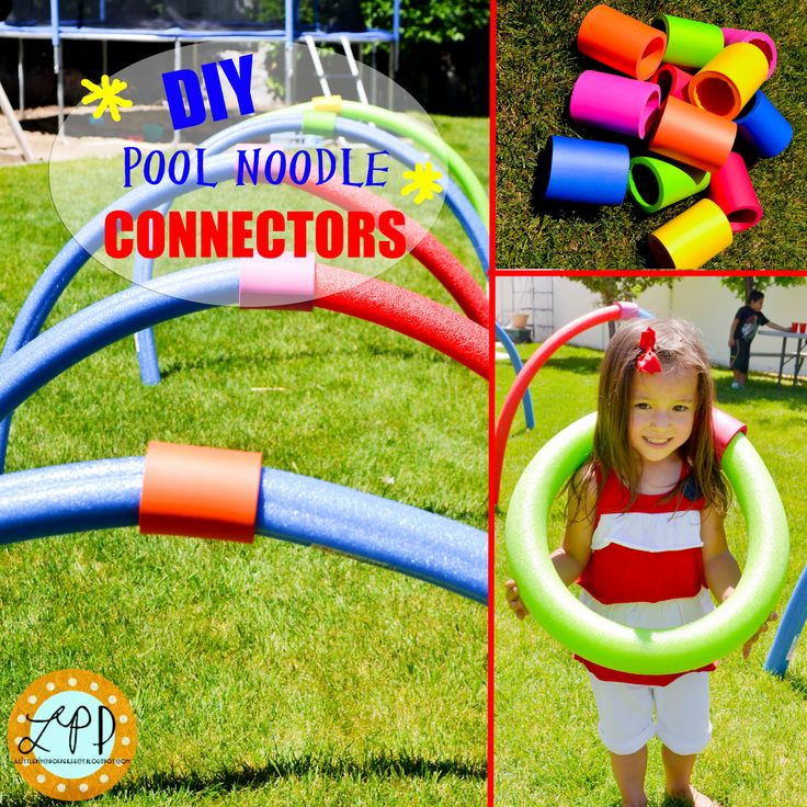 Dollar Tree Pool Noodles
 DIY Pool Noodle Connectors for Fun Outdoor Play this