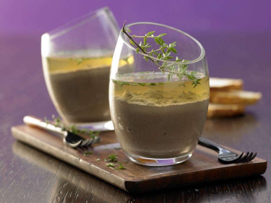 Duck Liver Mousse
 Duck Liver Mousse with Cider Jelly and Thyme Recipe