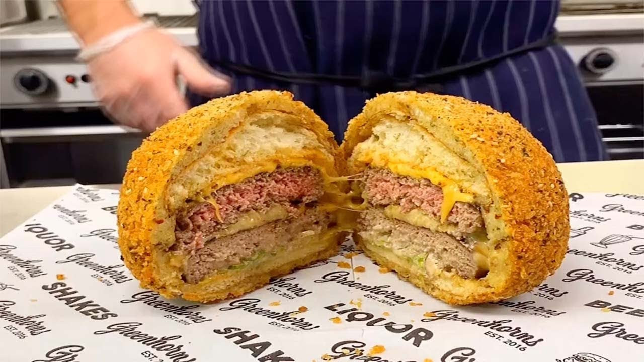 Dyer'S Deep Fried Hamburgers
 Incredible Deep Fried Burger Bomb