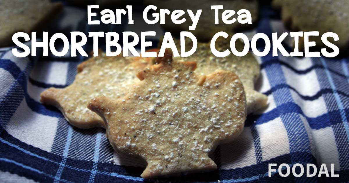 Earl Grey Shortbread Cookies
 Earl Grey Tea Flavored Shortbread Cookies