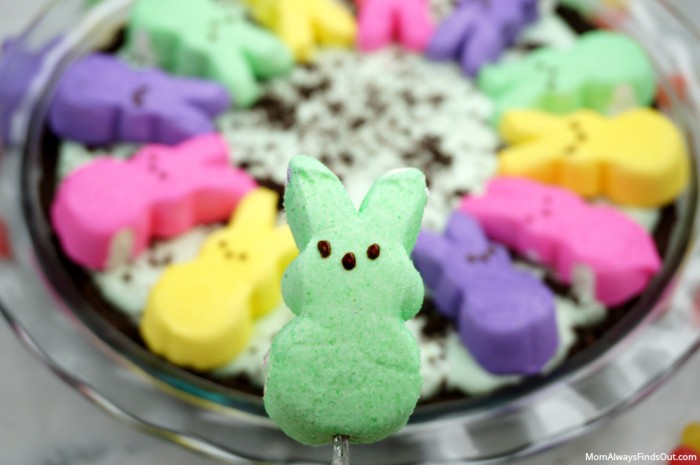 Easter Desserts With Peeps
 PEEPS Chocolate Peppermint Marshmallow Pie No Bake Easter