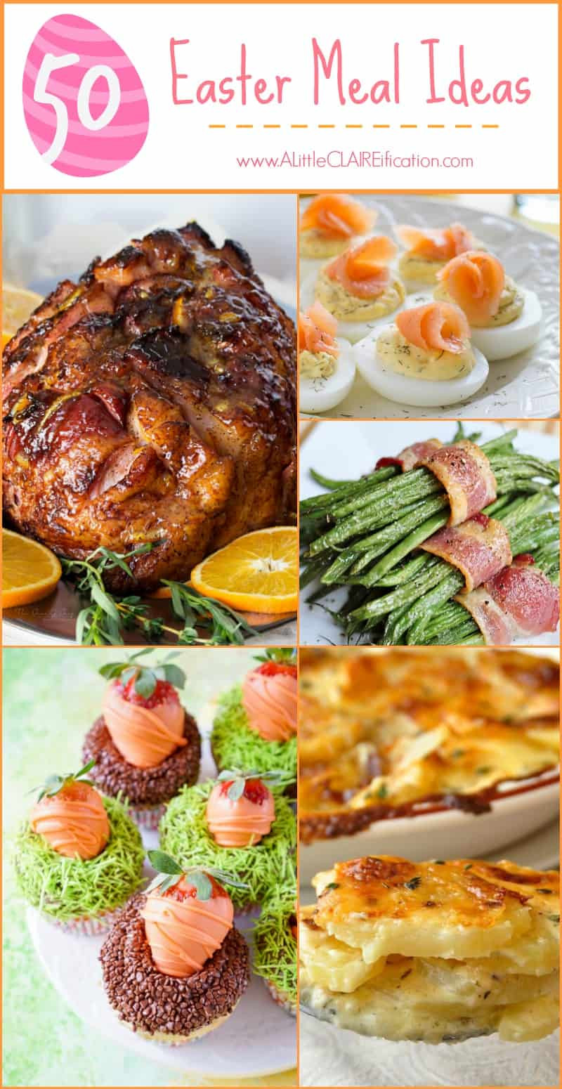 Easter Dinner Suggestions
 50 Easter Meal Ideas A Little Claireification