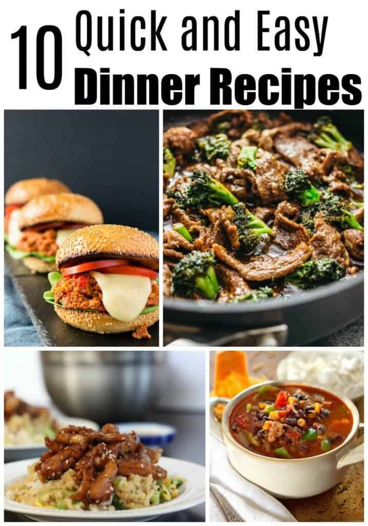 Easy And Quick Dinner Ideas
 Too Tired to Cook Try These 10 Quick Dinner Recipes lw