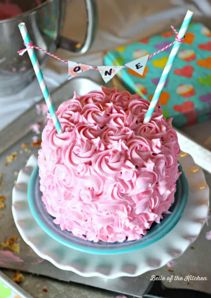 Easy Birthday Desserts
 1st Birthday Smash Cake Tutorial Simple Vanilla Cake
