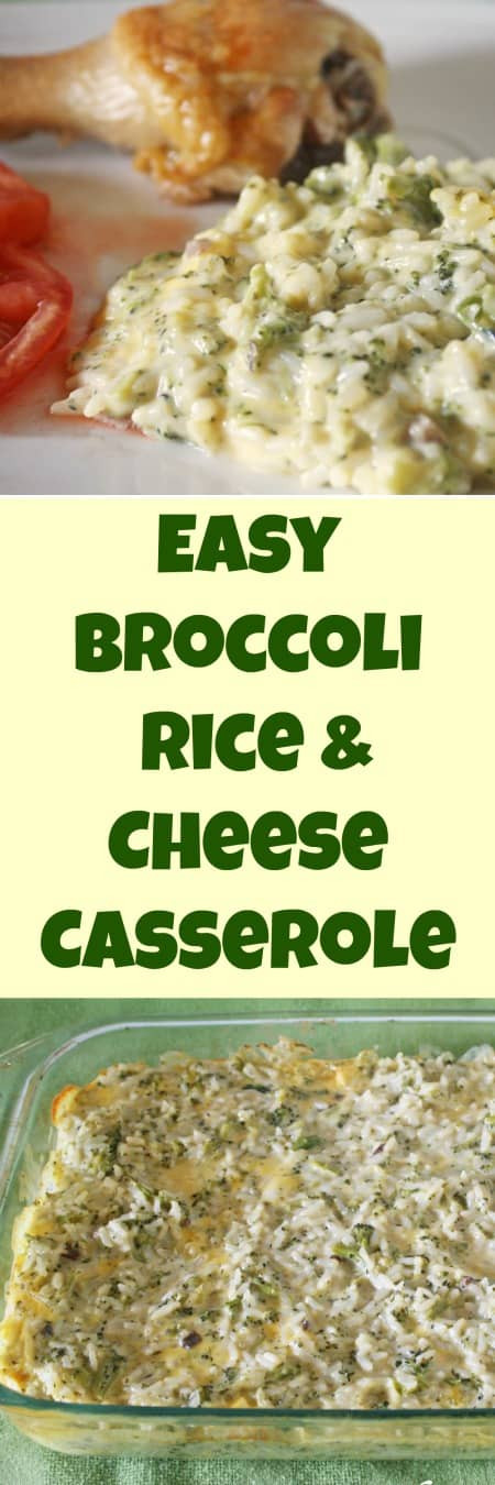 Easy Broccoli Rice Casserole
 Easy Broccoli Rice & Cheese Casserole