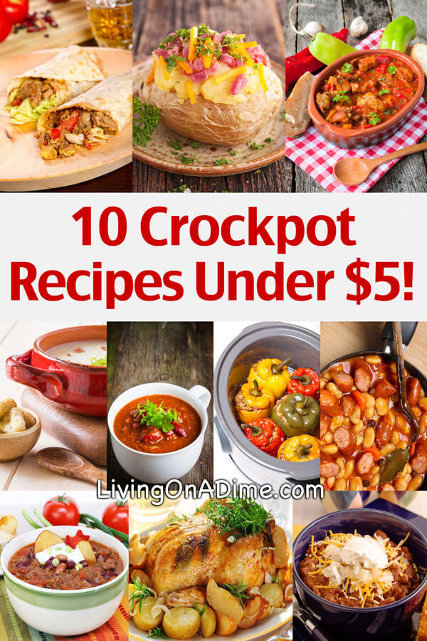 Easy Cheap Dinner Recipes
 10 Crockpot Recipes Under $5 Easy Meals Your Family Will