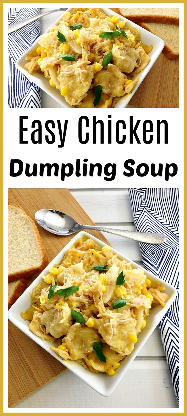 Easy Chicken and Dumpling soup Lovely Easy Chicken Dumpling soup forting Hearty A