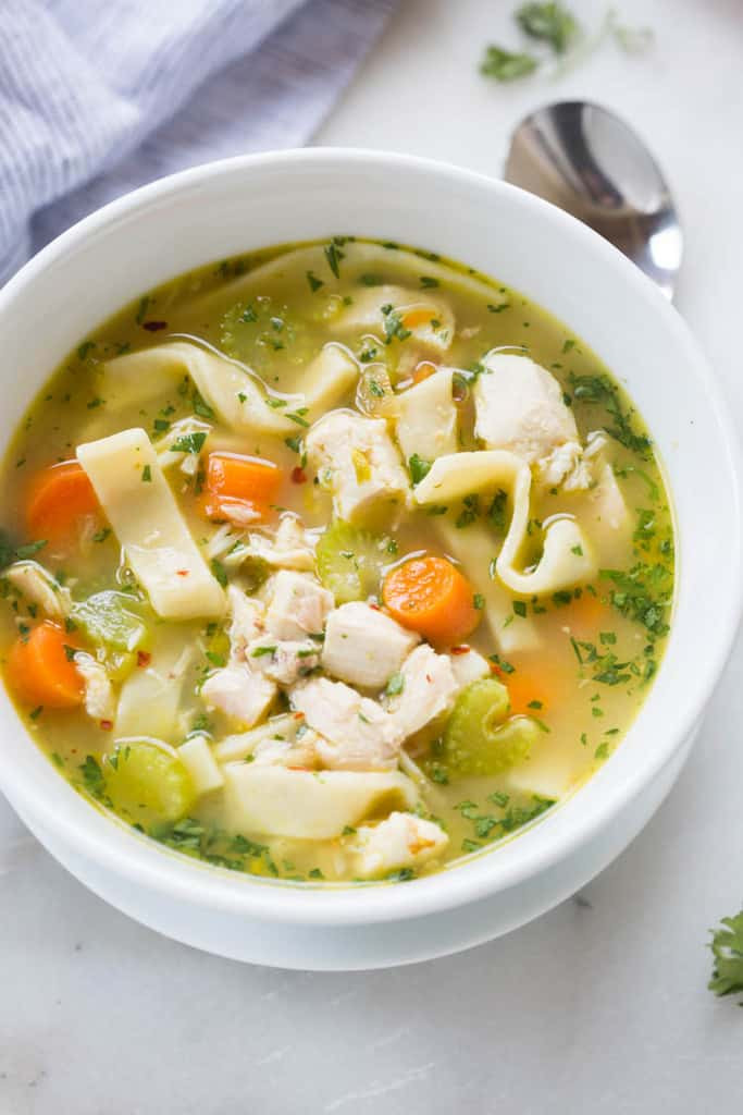 Easy Chicken Noodle Soup Recipe
 The BEST Homemade Chicken Noodle Soup