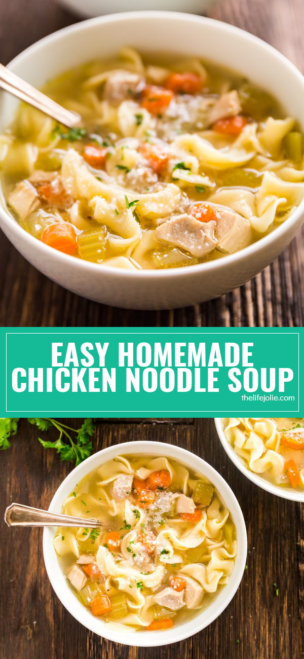 Easy Chicken Noodle Soup Recipe
 Easy Homemade Chicken Noodle Soup Recipe