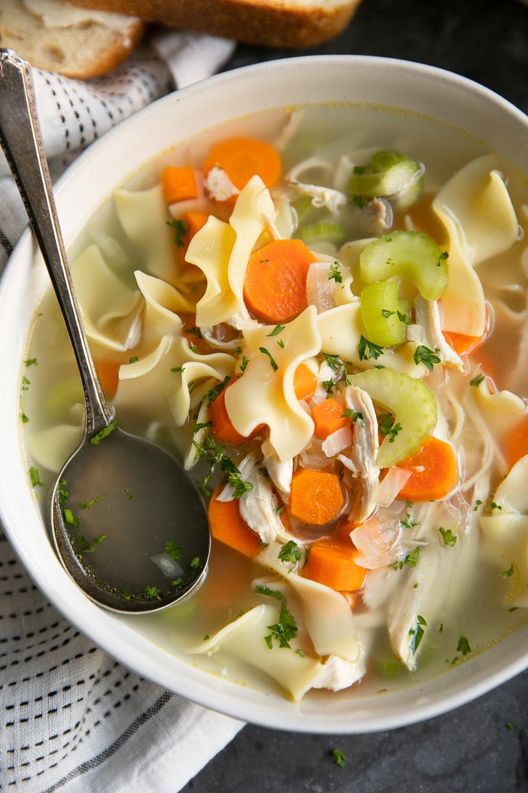 Easy Chicken Noodle Soup Recipe
 Homemade Chicken Noodle Soup Recipe The Forked Spoon
