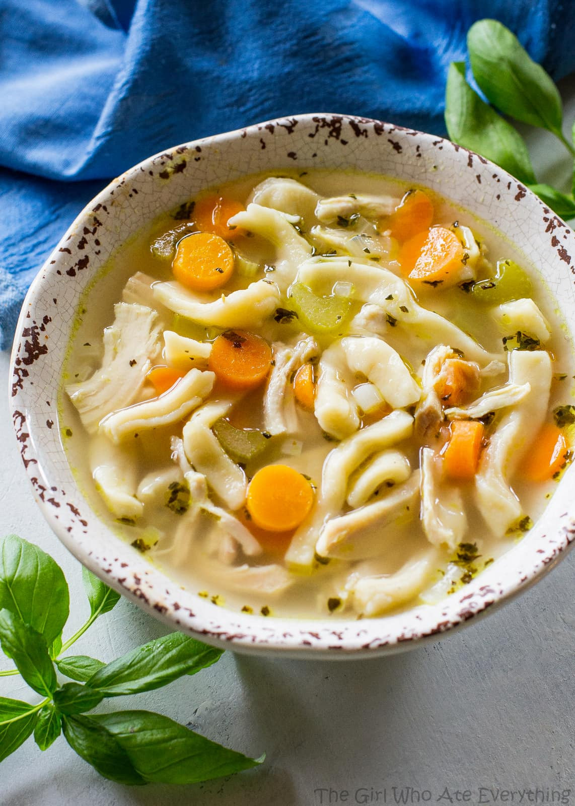 Easy Chicken Noodle Soup Recipe
 Homemade Chicken Noodle Soup The Girl Who Ate Everything