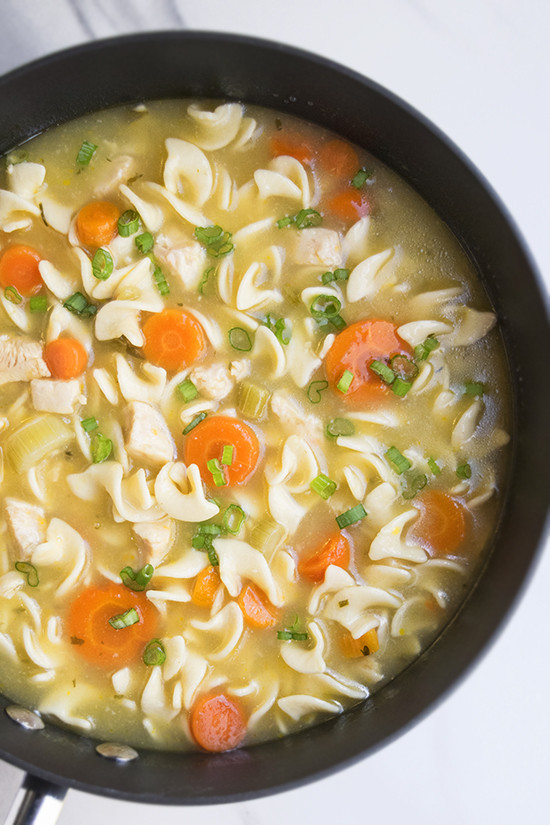 Easy Chicken Noodle Soup Recipe
 Homemade Chicken Noodle Soup Recipe