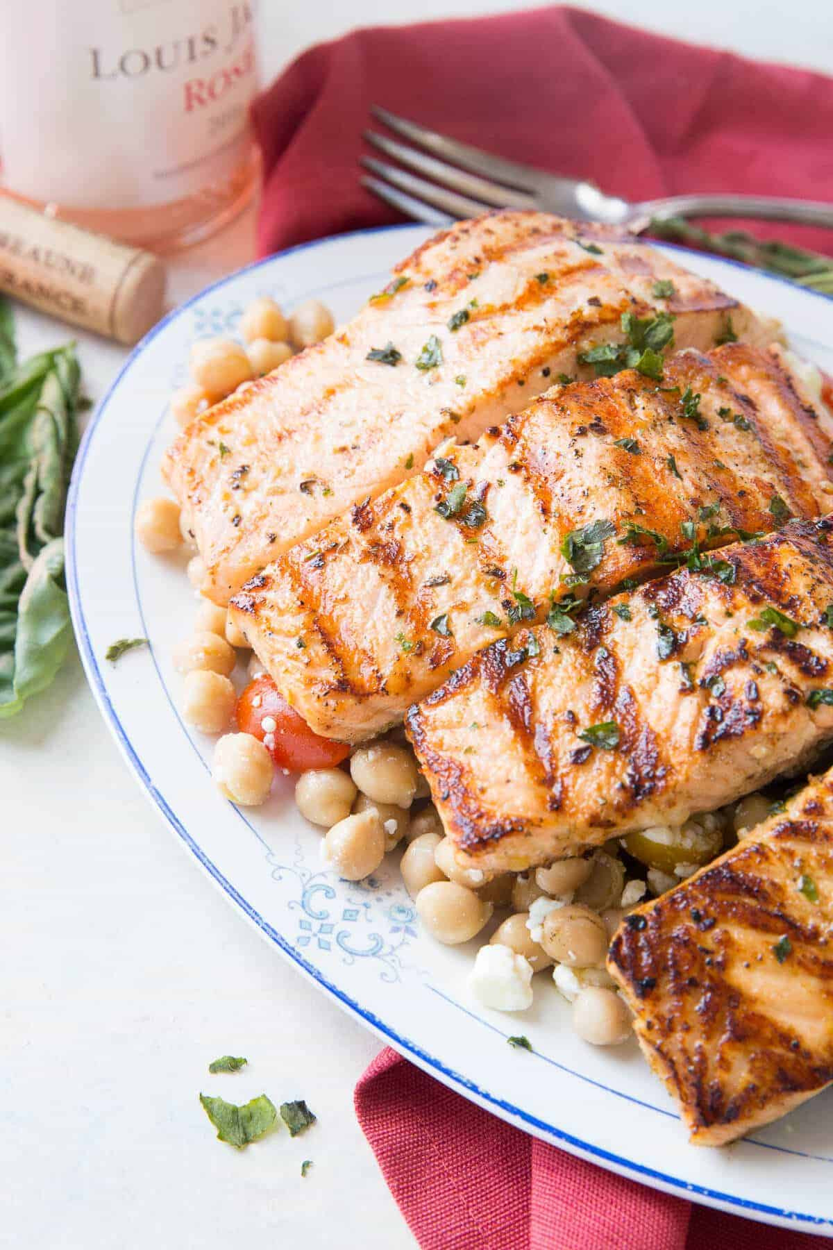 Easy Grilled Fish Recipes
 Easy Grilled Salmon Recipe with Chickpea Salsa