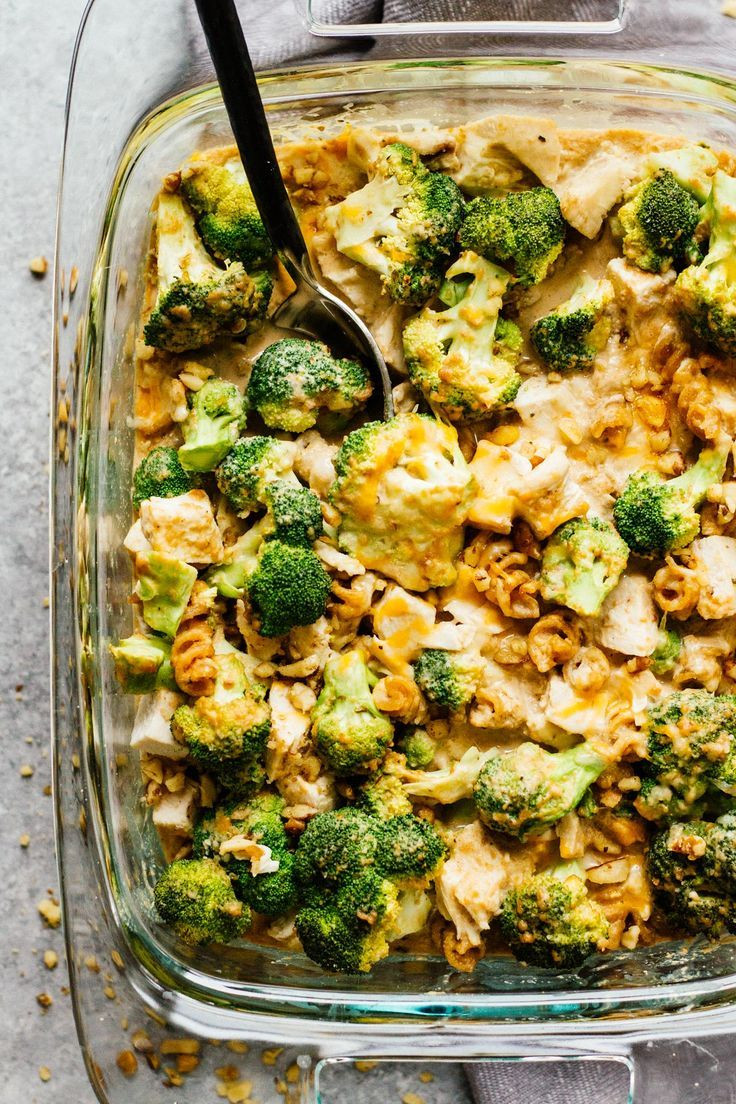 Easy Healthy Chicken Casserole Recipes
 Healthy Chicken Broccoli Pasta Casserole