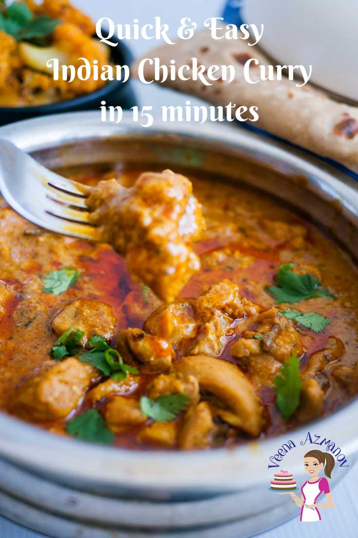 Easy Indian Chicken Recipes Beautiful Quick and Easy Indian Chicken Curry In 15 Minutes Veena