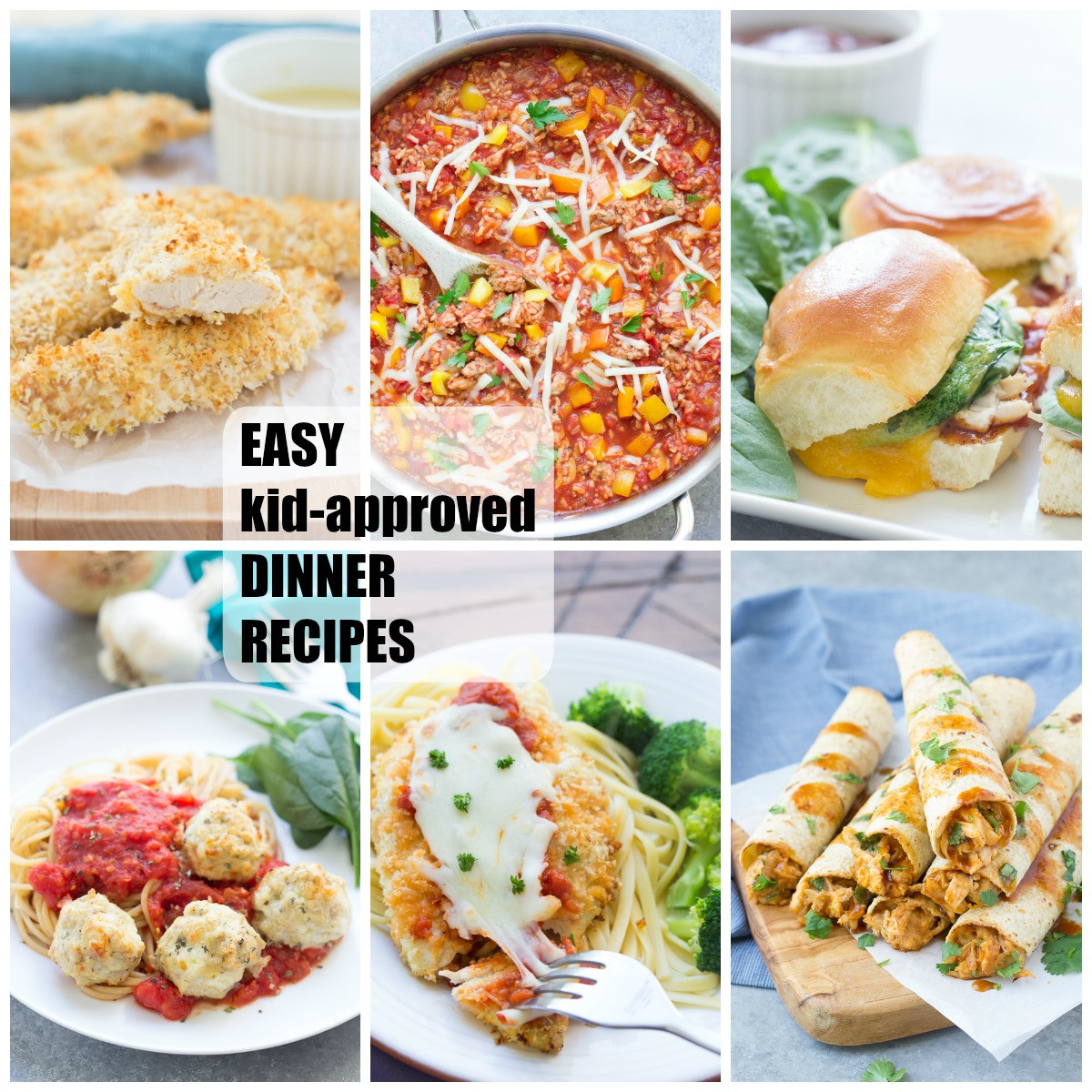 Easy Kid Friendly Dinner Recipes
 Easy Kid Approved Dinner Recipes