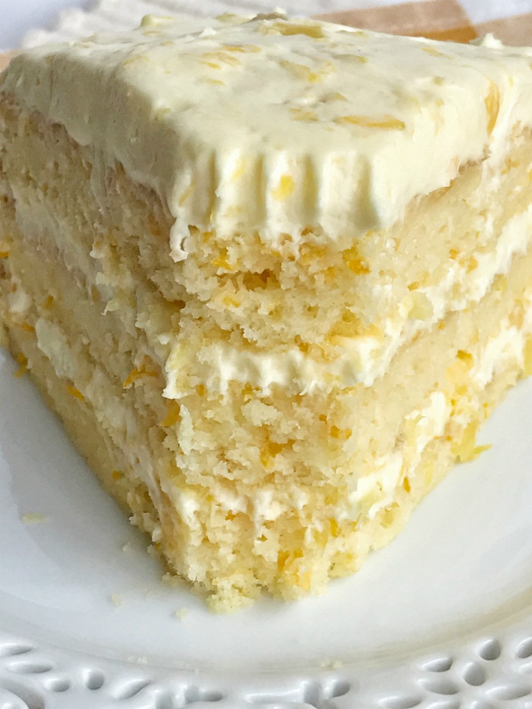 Easy Pineapple Cake with Cake Mix Awesome orange Pineapple Layer Cake to Her as Family