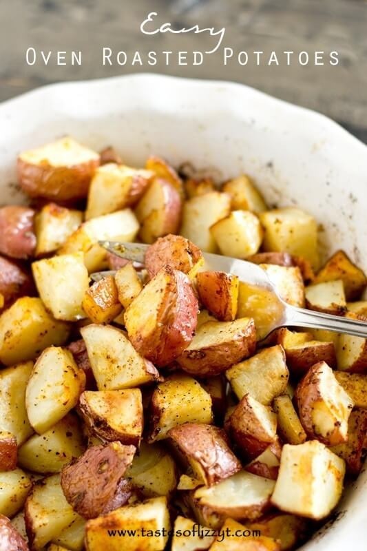 Easy Roasted Potatoes
 Easy Oven Roasted Potatoes Recipe Crispy Potatoes w