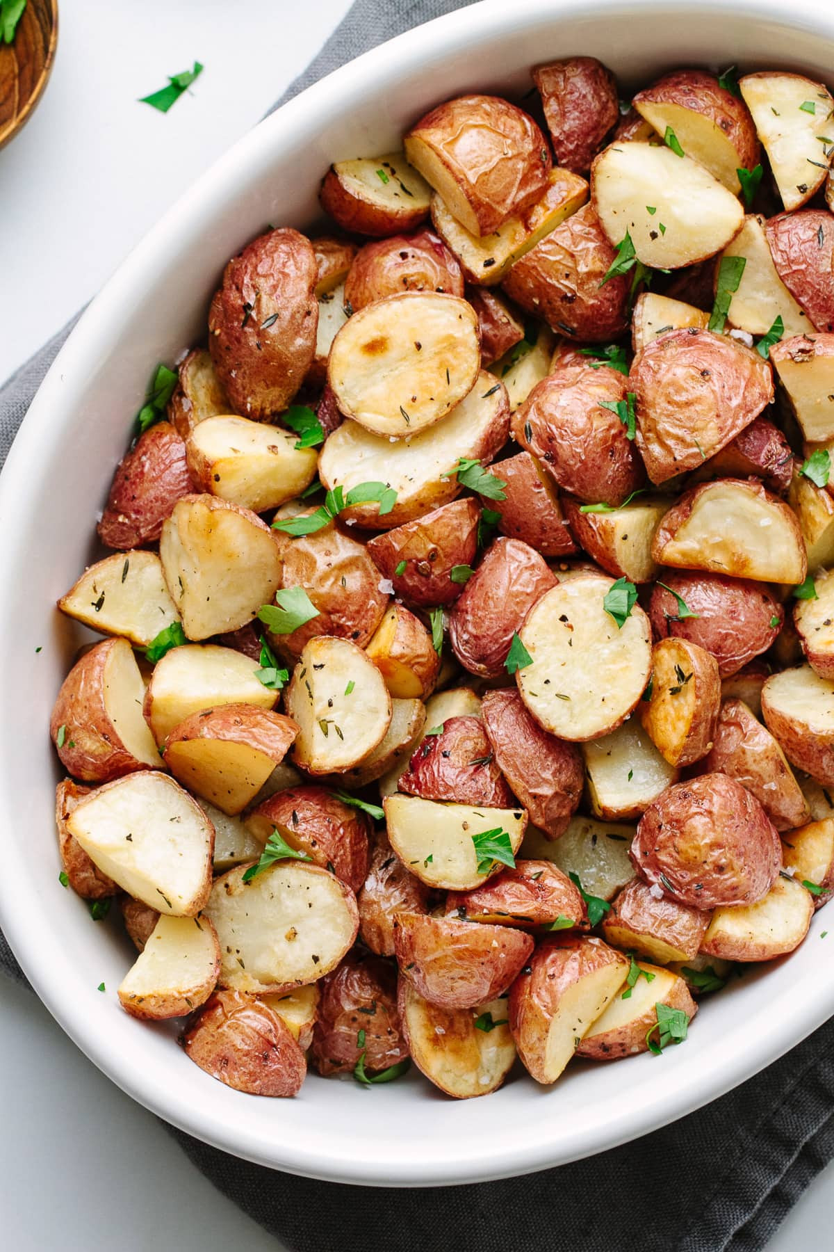 Easy Roasted Potatoes
 EASY OVEN ROASTED RED POTATOES THE SIMPLE VEGANISTA