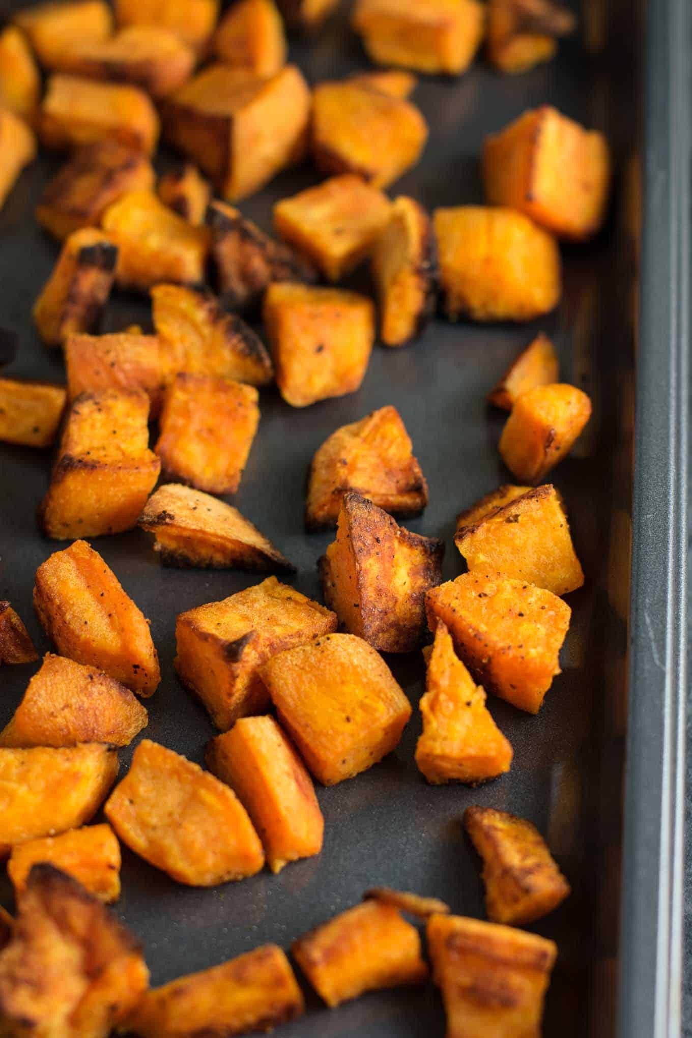 Easy Roasted Potatoes
 30 minute Roasted Sweet Potatoes Recipe Build Your Bite