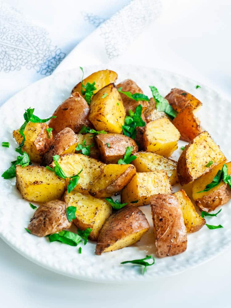 Easy Roasted Potatoes
 Easy Oven Roasted Potatoes Craving Home Cooked