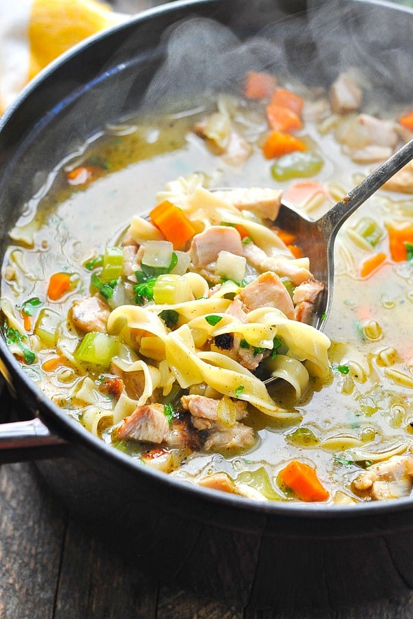 Easy Turkey Soup Recipe
 Quick and Easy Homemade Turkey Noodle Soup The Seasoned Mom
