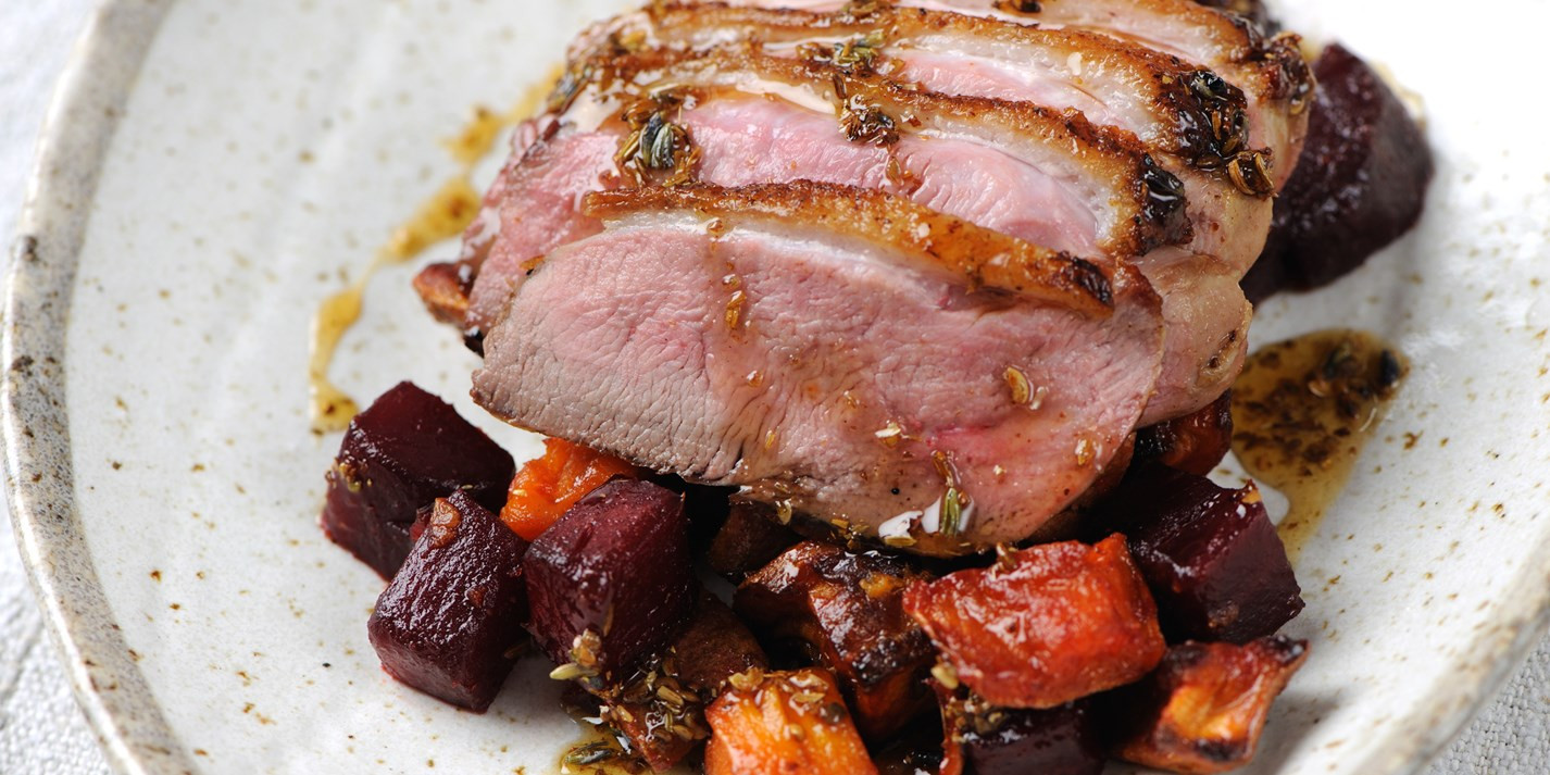 Easy Wild Duck Breast Recipes
 Duck Breast Recipe With Beetroot & Sweet Potato Great