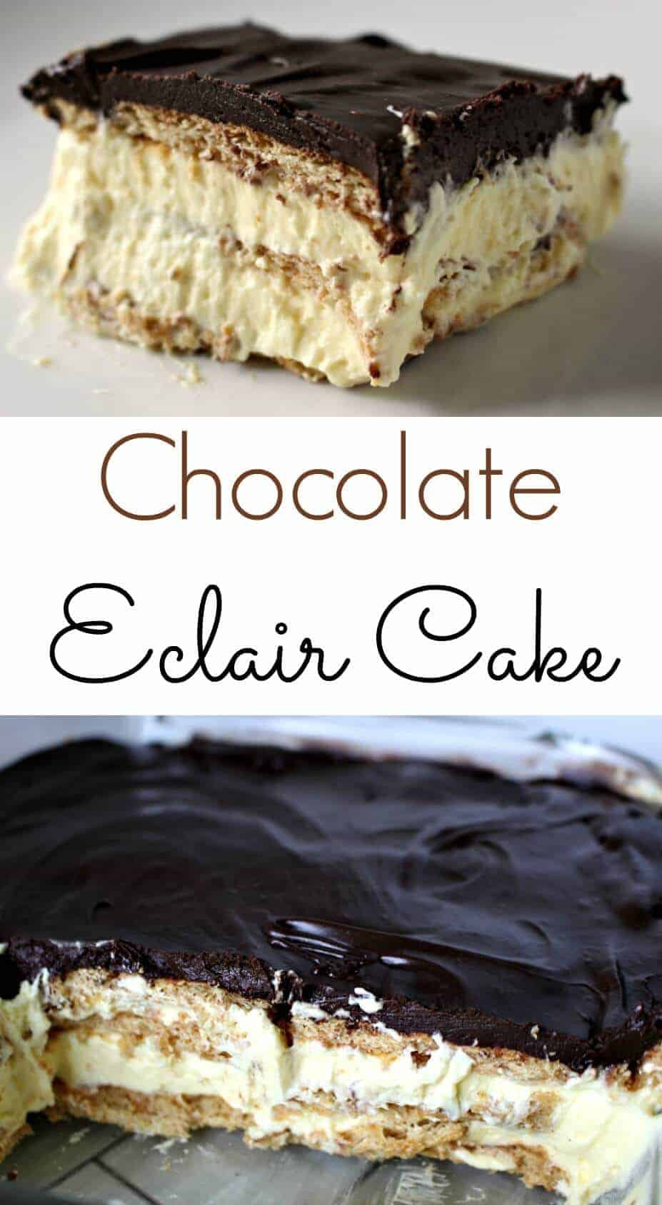 Eclair Cake Recipe
 The Easiest Eclair Cake The Perfect No Bake Dessert