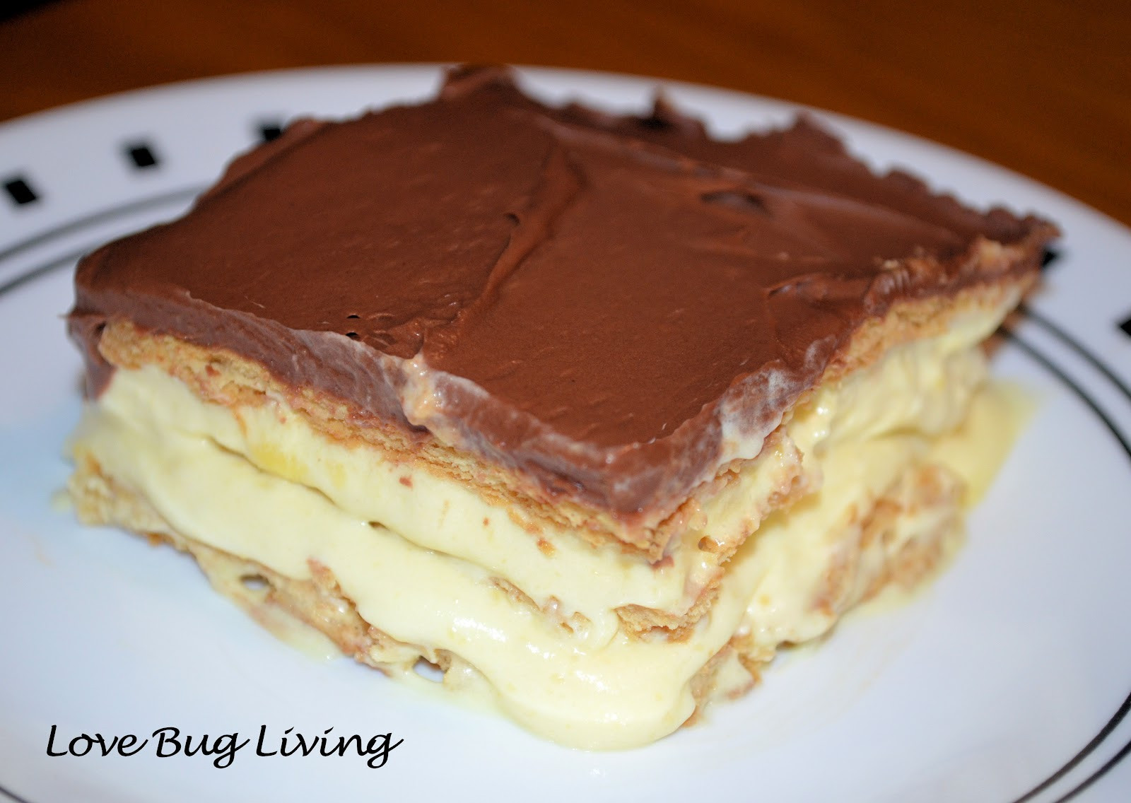 Eclair Cake Recipe
 Love Bug Living Pinterest Father s Day Chocolate Eclair