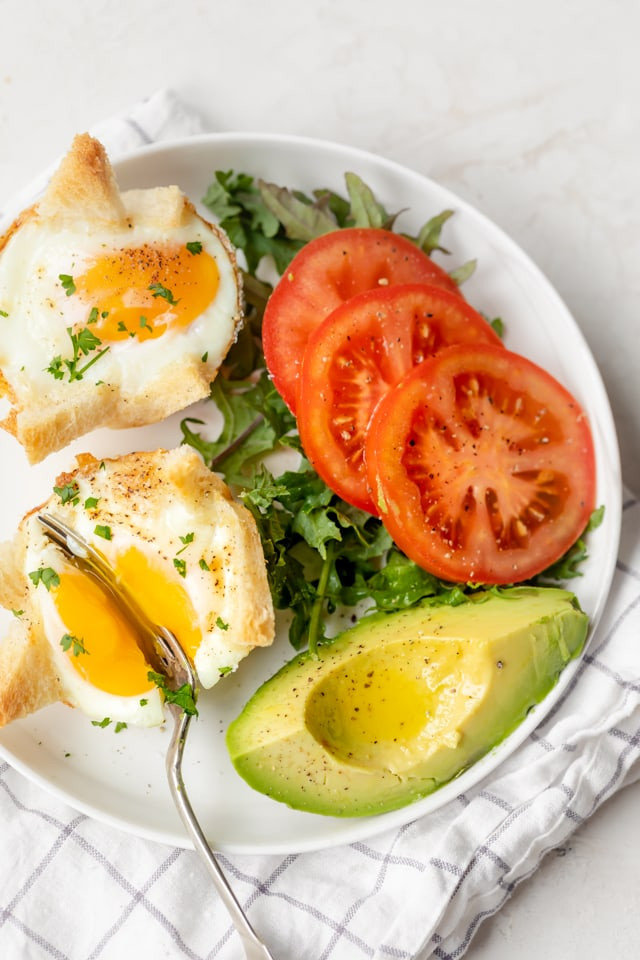 Egg And Bread Recipe
 Baked Eggs in Bread