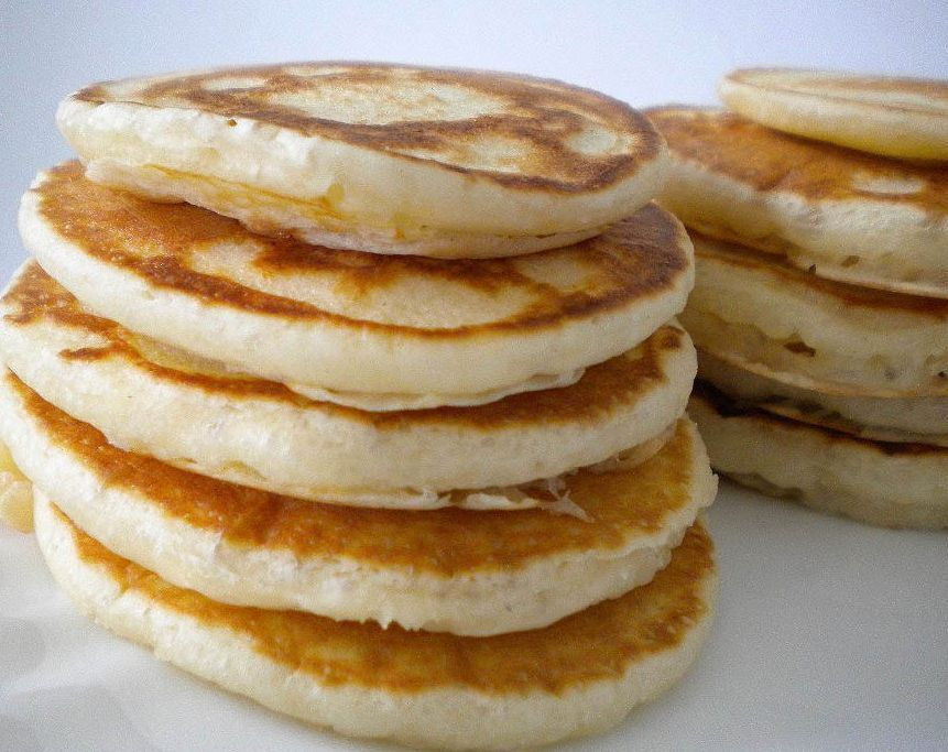 Egg Free Coconut Flour Pancakes
 These pancakes are extremely thick and fluffy owing to the