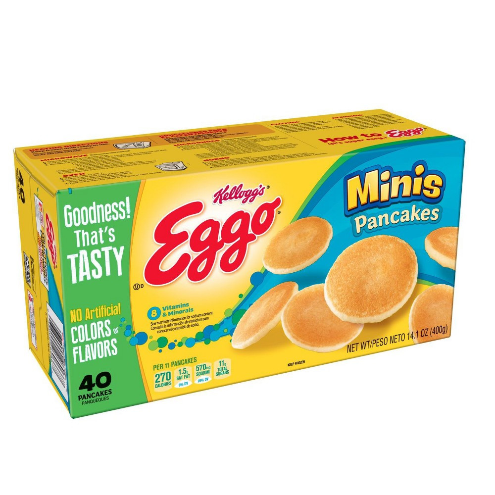 Eggo Mini Pancakes
 Kellogg s Eggo Frozen Mini Pancakes 14 1oz in 2020